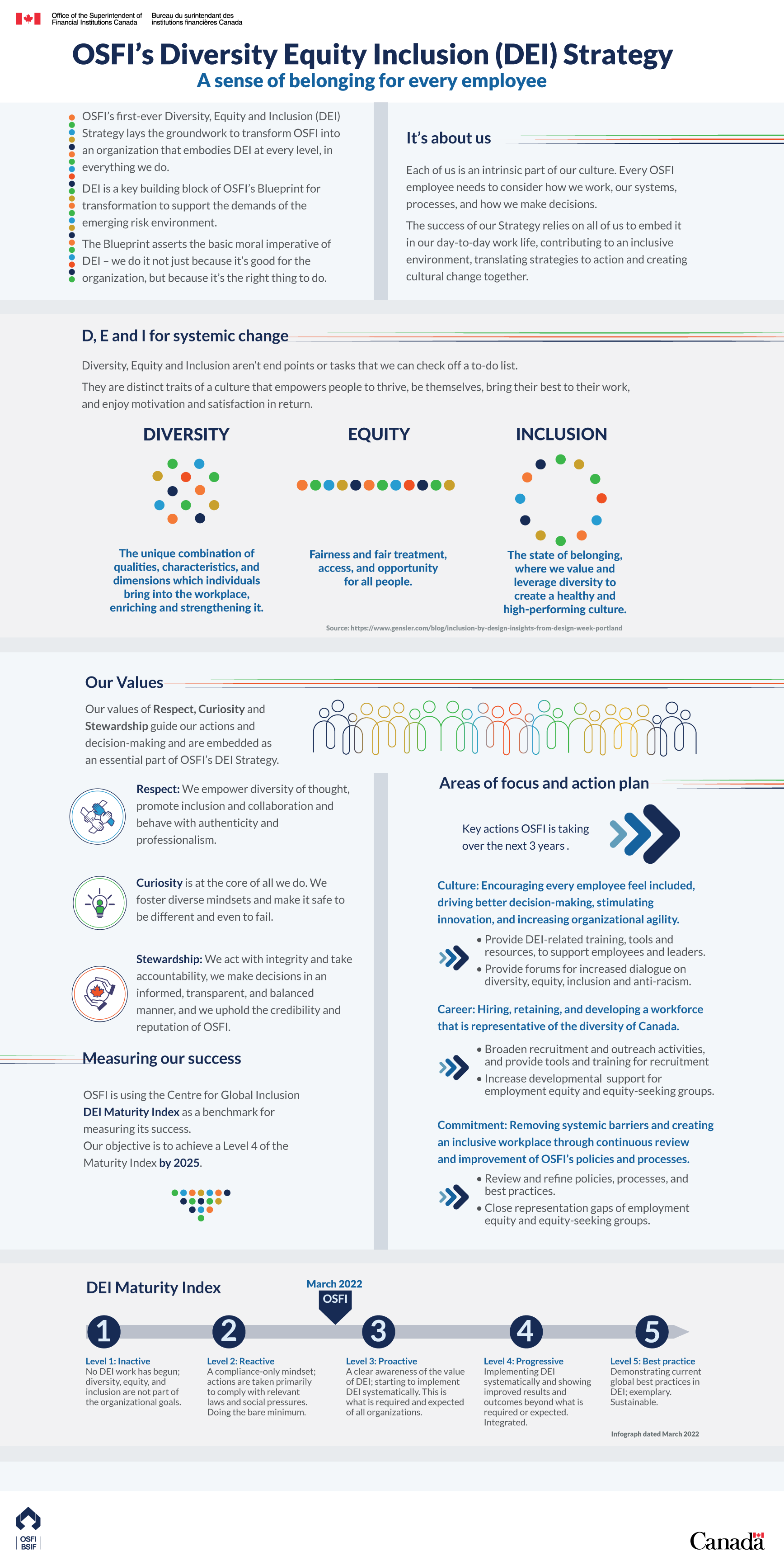 Diversity, Equity and Inclusion Strategy Infographic