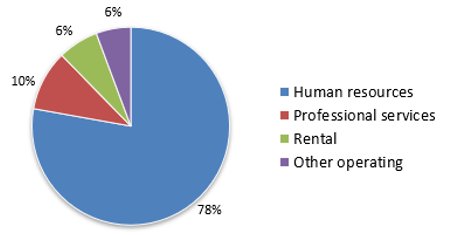 Expense by type - text version below.