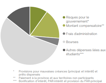 Graphique - Dépenses totales en 2019-2020