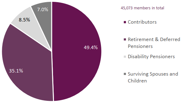 Pie chart showing 