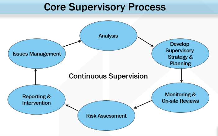 Core Supervisory Process. Text description follows